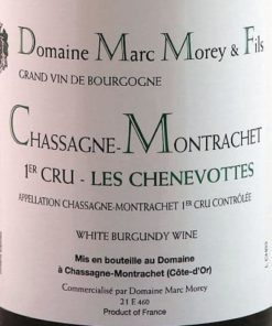 Chassagne Montrachet 1er Cru Les Chenevottes, Marc Morey