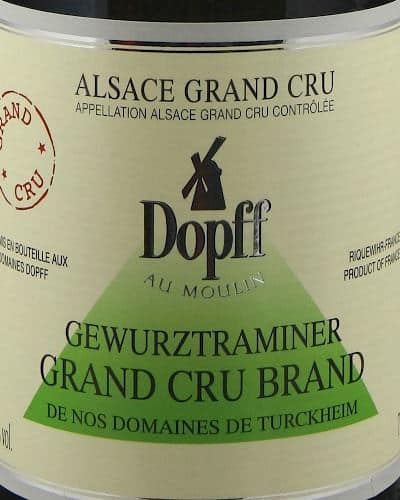 Dopff au Moulin Gewurztraminer Brand de Turckheim Grand Cru