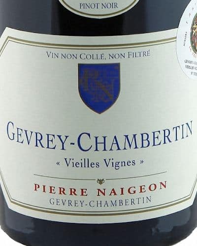 Gevrey Chambertin Vieilles Vignes, Pierre Naigeon